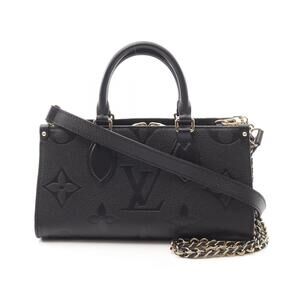 Louis Vuitton On the Go Years Empreinte Leather Handbag Black